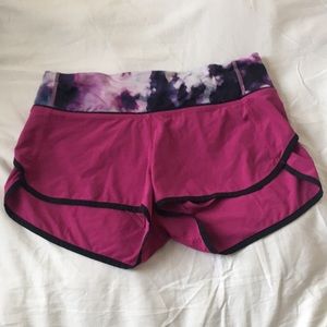 Lululemon speed shorts